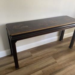 Classic Hendredon Chinoiserie Console Table