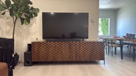 Crate&Barrel - Modern Solid Wood TV Console / Media Unit