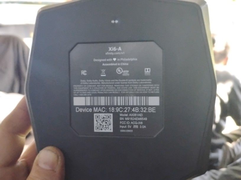Xfinity Xi6-A Dolby Audio. Internet