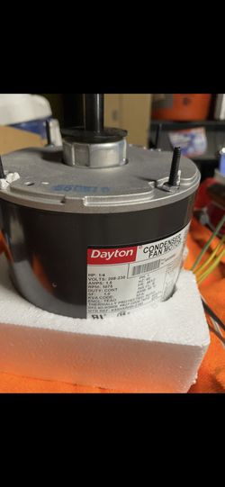 Dayton 4M205BJ condenser fan motor.