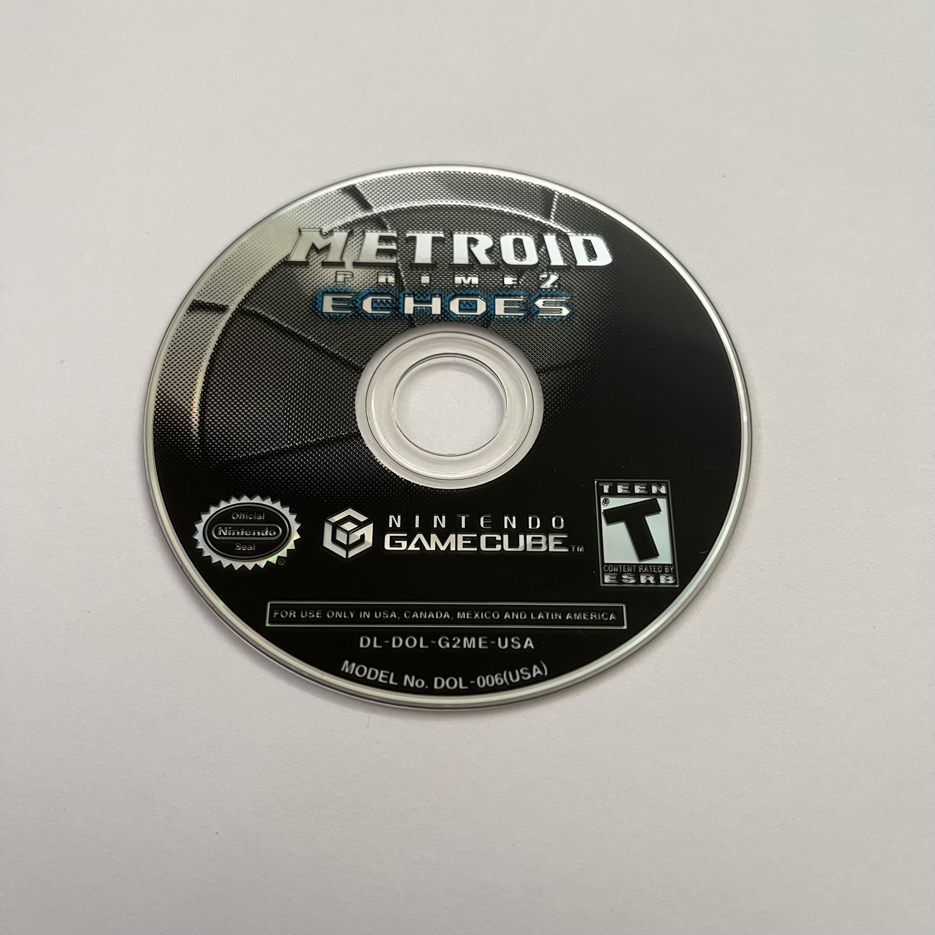 Metroid Prime 2 Echoes- Nintendo GameCube
