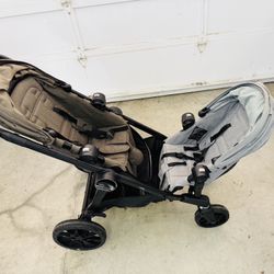 LUX Baby Jogger City Select Twin Double Stroller 