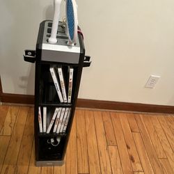 Wii Game Stand With Controller, 3 Chucks And Accessories.