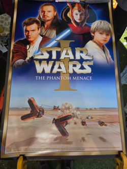 Official 27" X 40 Movie Poster for Star Wars: The Phantom Menace