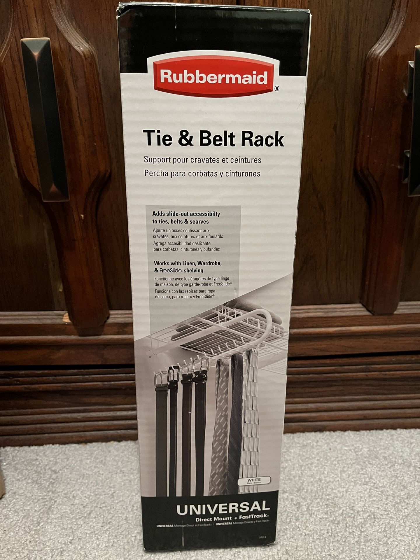 Tie & Belt Rack