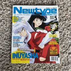 Newtype USA May 2005 Vol 4 #5 Inuyasha w/Poster & DVD