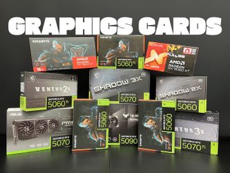VIDEO CARDS |LOOK AT DESC FOR PRICE!| ASUS RTX 5090 | MSI RTX 5070 TI OC | ASUS PRIME 5070 | MSI RTX 5060 TI | GIGABYTE 5060 TI | GIGABYTE RX 7600XT |