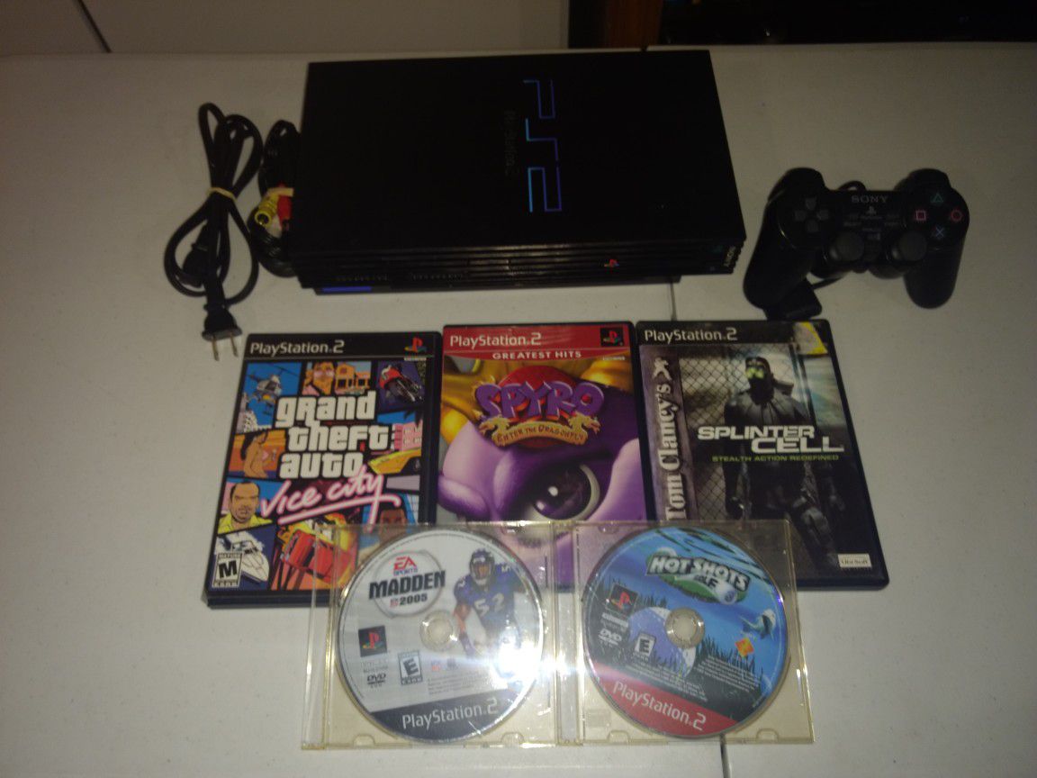 Firm Price. PlayStation 2 with games