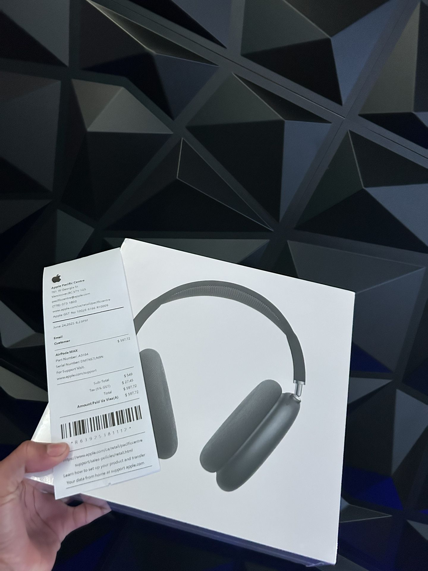 Over Ear Headphones Max Midnight (black)