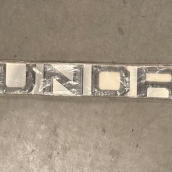 Tundra Tailgate Logo Matte Black 