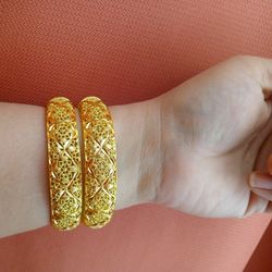24k Gold Plated Bangles 