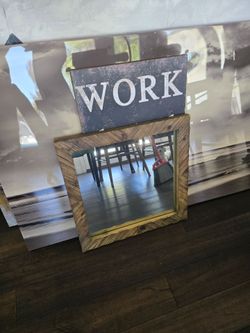Mirror wood Artwork Wall Art Picture
Size in the pictures