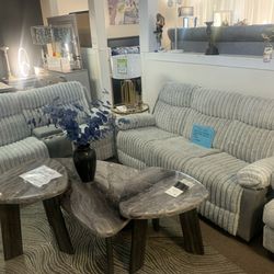 Modern Plush Living Room Set Sofa & Loveseat with Cozy Style