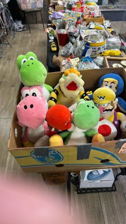 Super Mario Plushies