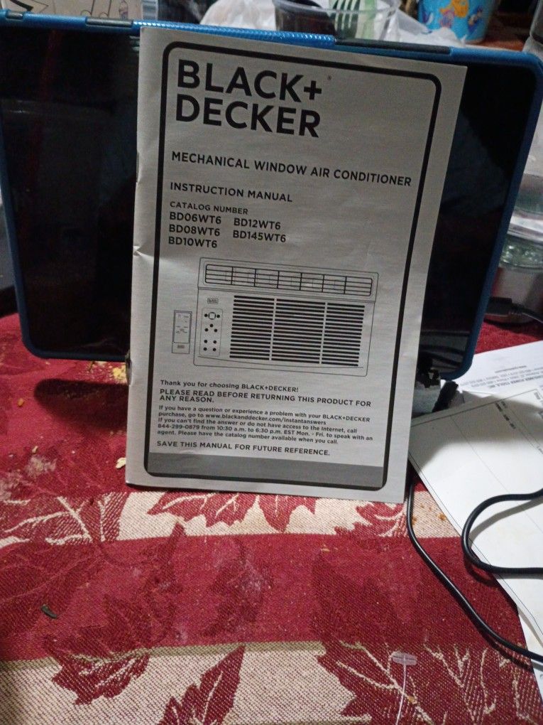 Black & Decker 6000 BTU Window Air-conditioned 