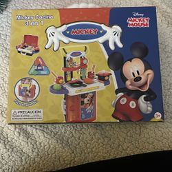 mickey mouse 3 in 1 toy kitchen 