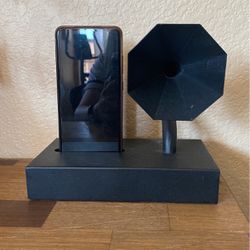 GRAMOPHONE Amplified Sound for Cellphone Retro Metal