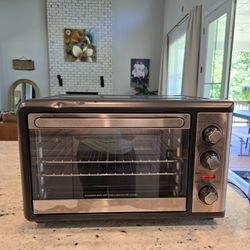 Hamilton Beach Countertop Oven with Convection and Rotisserie, Baking, Broil, Stainless Steel