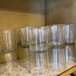 20 Clear Glass Tumblers 10 oz