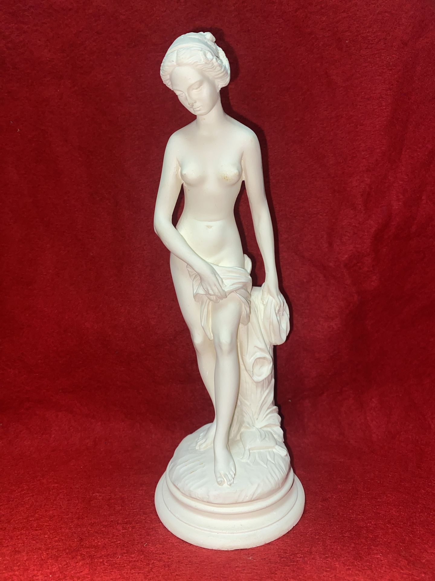 9 Inch Alabaster Greek Figurine Imported From Greece
