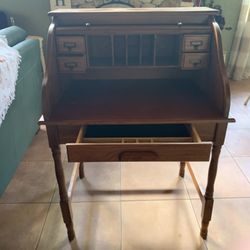 Quaint Wood Desk Antique 