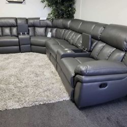 Sectional Recliner Sofa Set 