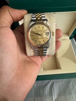 Rolex datejust two tone 36m