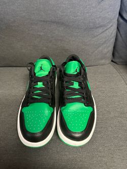 Nike Air Jordan 1 Low Black/Green – Men’s Size 9 – Used Like New