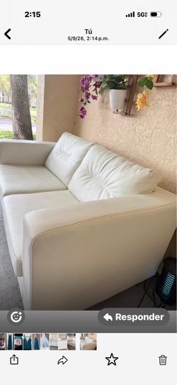 Mueble de dos puestos en cuero