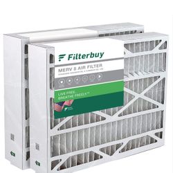 filterbuy 20x25x5 Air Filter MERV 8 HVAC AC Furnace Filters For Trion Air Bear