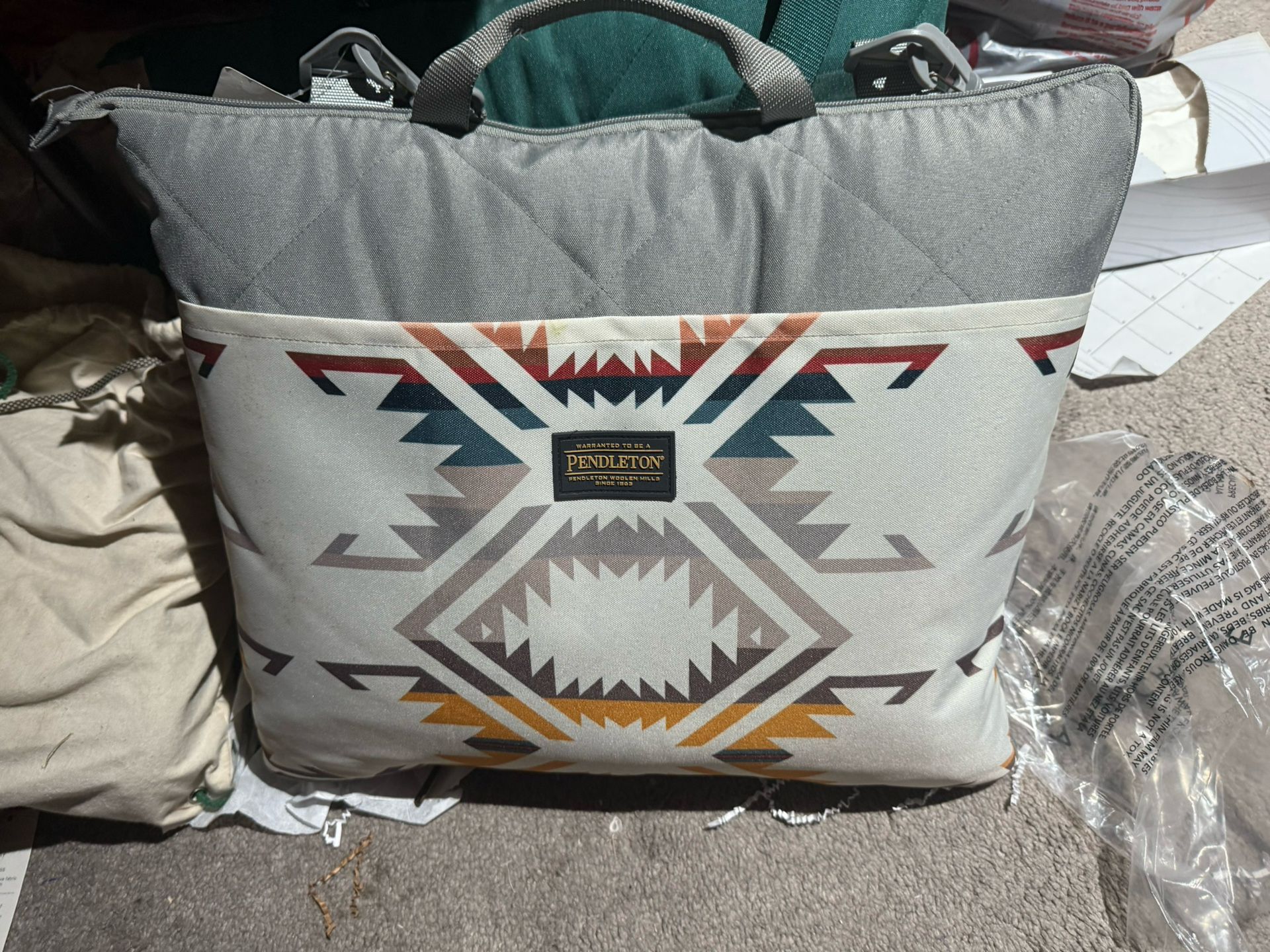 Pendleton Outdoor Blanket Packable - White S. Multi