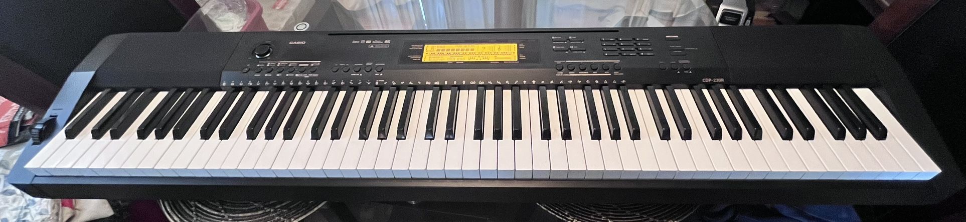 Casio CDP-230RBK Digital Piano Keyboard & Sampler