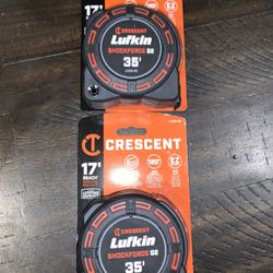 (2)  35’ CRESCENT LUFKIN TAPES MASURES 