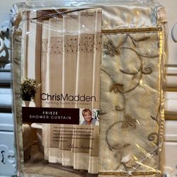 Chris Madden Frieze Shower Curtain