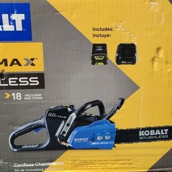 COBALT cordless Chainsaw Kit 80v