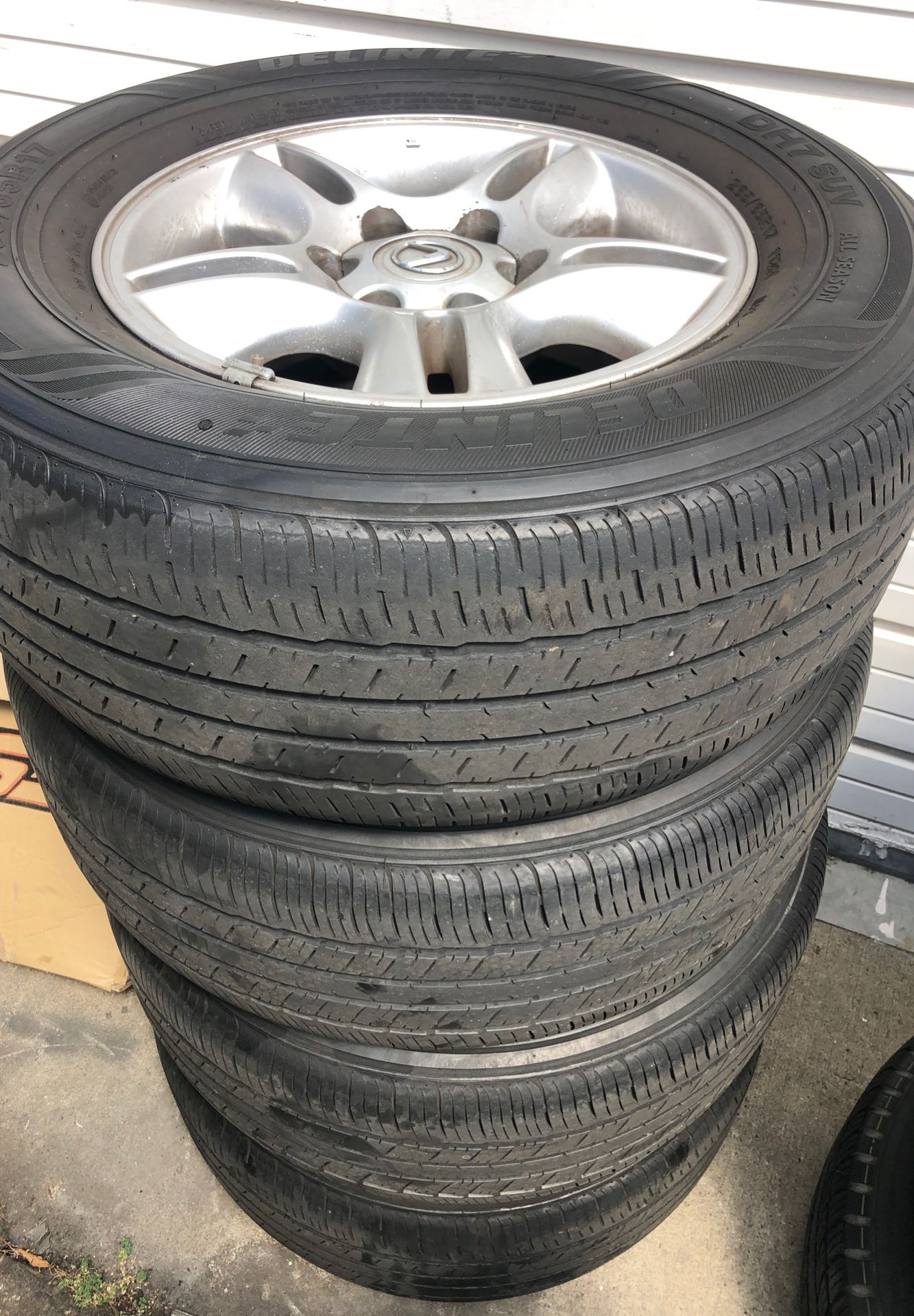 2007 Lexus gx470 rims and tires