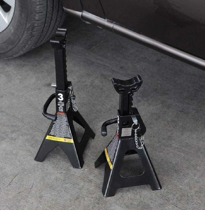 with exist Guardian Jack Stands Double 2 Ton Safety Protection