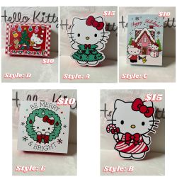 Hello Kitty Festive Decor Pieces - CUTEST Stocking Stuffers!!