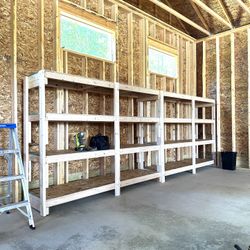Handmade Storage Shelves!