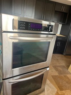 Kitchen Aid Stainless Steel Electric Double Wall Oven