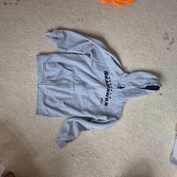 Seahawks Grey Zip Up