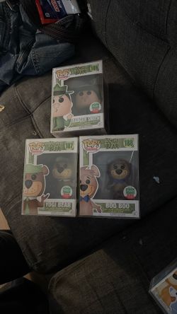 Funko Pop exclusive 1/5000!! Yogi, BOO-boo, And The Ranger. 