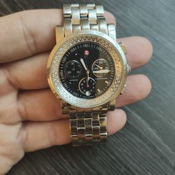 Michele CSX Diamond Chronograph Watch (Model: MWW06P000002)