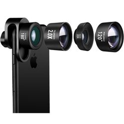 Jopree Cell Phone Camera Lens, Jopree 4 in 1 Camera Lens Kit (4 in 1 Lens Kit)