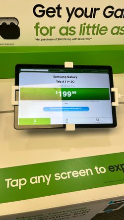 Samsung Galaxy tablet here at cricket !!