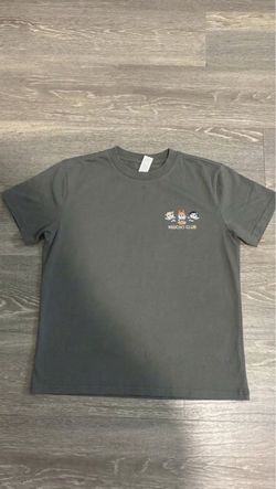Dark Grey "MIUCHO CLUB" Graphic T-Shirt / Baby Tee