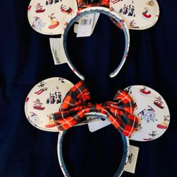 Mickey And Friend Winter Theme Disney Ears 
