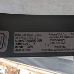 Chicco Travel System 