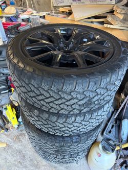 22” black rims