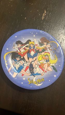 Vintage 1995 Sailor Moon Party Plates Set of 8 Factory Sealed Anime Collectible